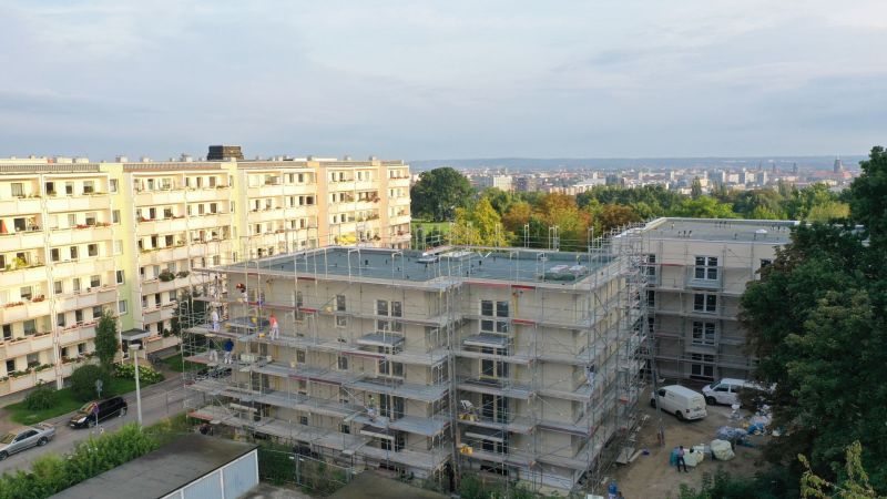 Fassadenarbeiten Bauvorhaben Bulgakowstraße