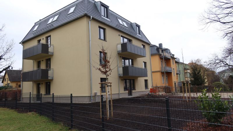 Baufortschritt WiD-Bauvorhaben Nöthnitzer Straße 13 - Bezugsfertigkeit