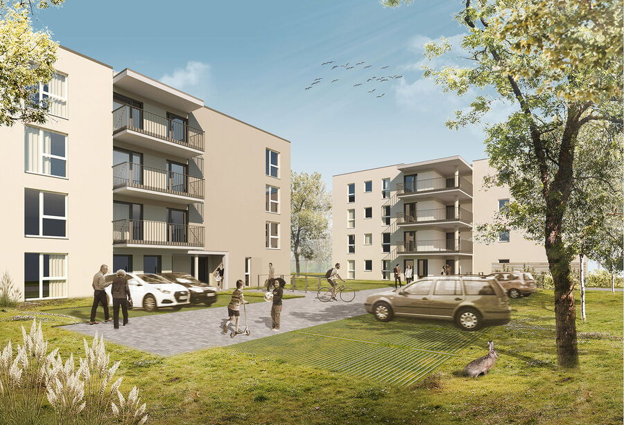 Visualisierung Bulgakowstraße 3-3a