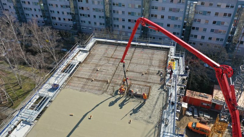 Baufortschritt Neubauvorhaben Schönaer Straße