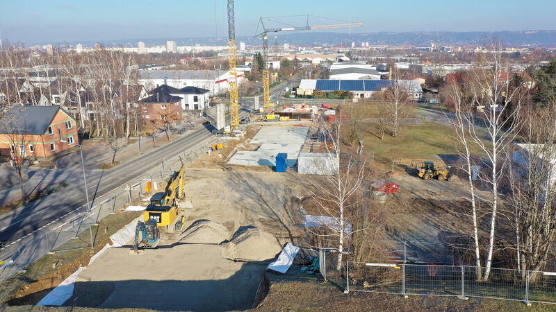 Baufortschritt Nickerner Weg