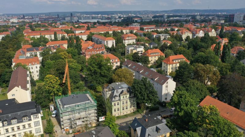 Fassaden- und Dacharbeiten Bauvorhaben Bamberger Straße