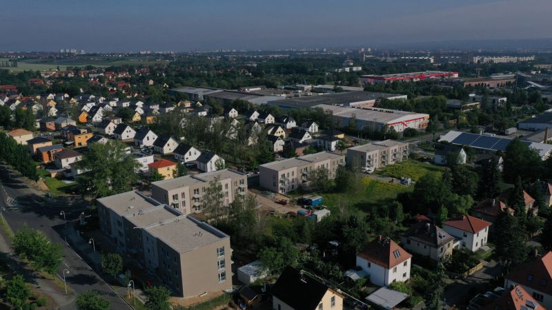 Luftbild Nickerner Weg 9-19, Wittgensdorfer Straße 1,1a,1b