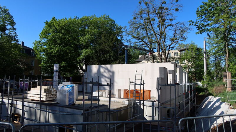 Rohbauarbeiten Erdgeschoss Jüngststraße