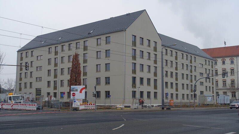 Baufortschritt (Innenausbau) WiD-Bauvorhaben Fröbelstraße