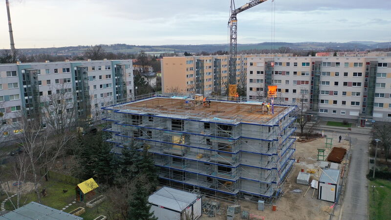 Rohbauarbeiten Bauvorhaben Schönaer Straße