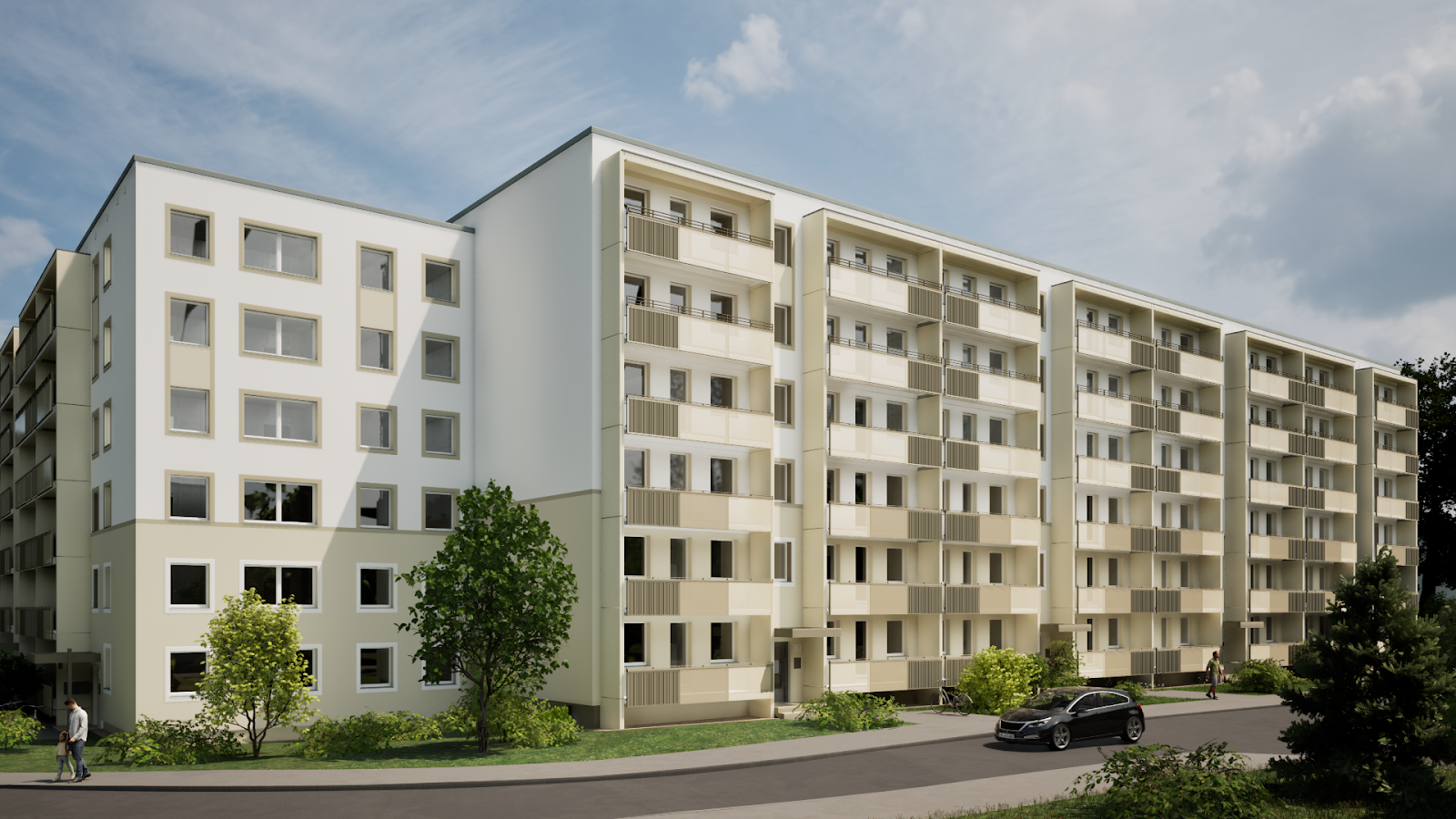 Ab September -sanierte 3-Zimmer-Wohnung im EG - WBS notwendigAm Jägerpark 66 in 01099 Dresden - Foto 4